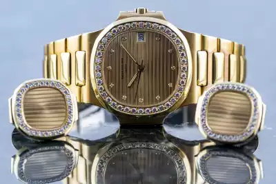 Patek Philippe rare Nautilus 3800 matching Cufflinks with Ref. 9038J photo 19