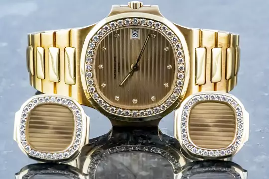 Patek Philippe rare Nautilus 3800 matching Cufflinks with Ref. 9038J photo 1