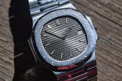 Patek Philippe Vintage Jumbo Nautilus 3700/1 Type 7 Serif Corkbox and PP Service photo 26