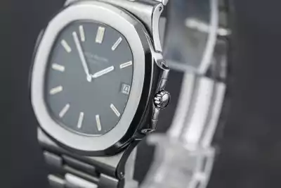 Patek Philippe Vintage Jumbo Nautilus 3700/1 Type 7 Serif Corkbox and PP Service photo 8