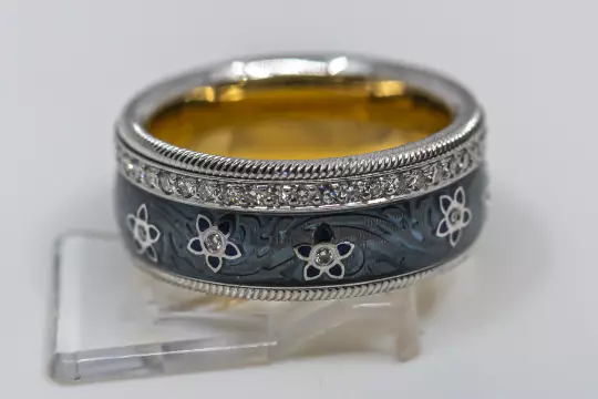 Wellendorff Ring with Diamonds Blueberries Ring size 57 photo 14