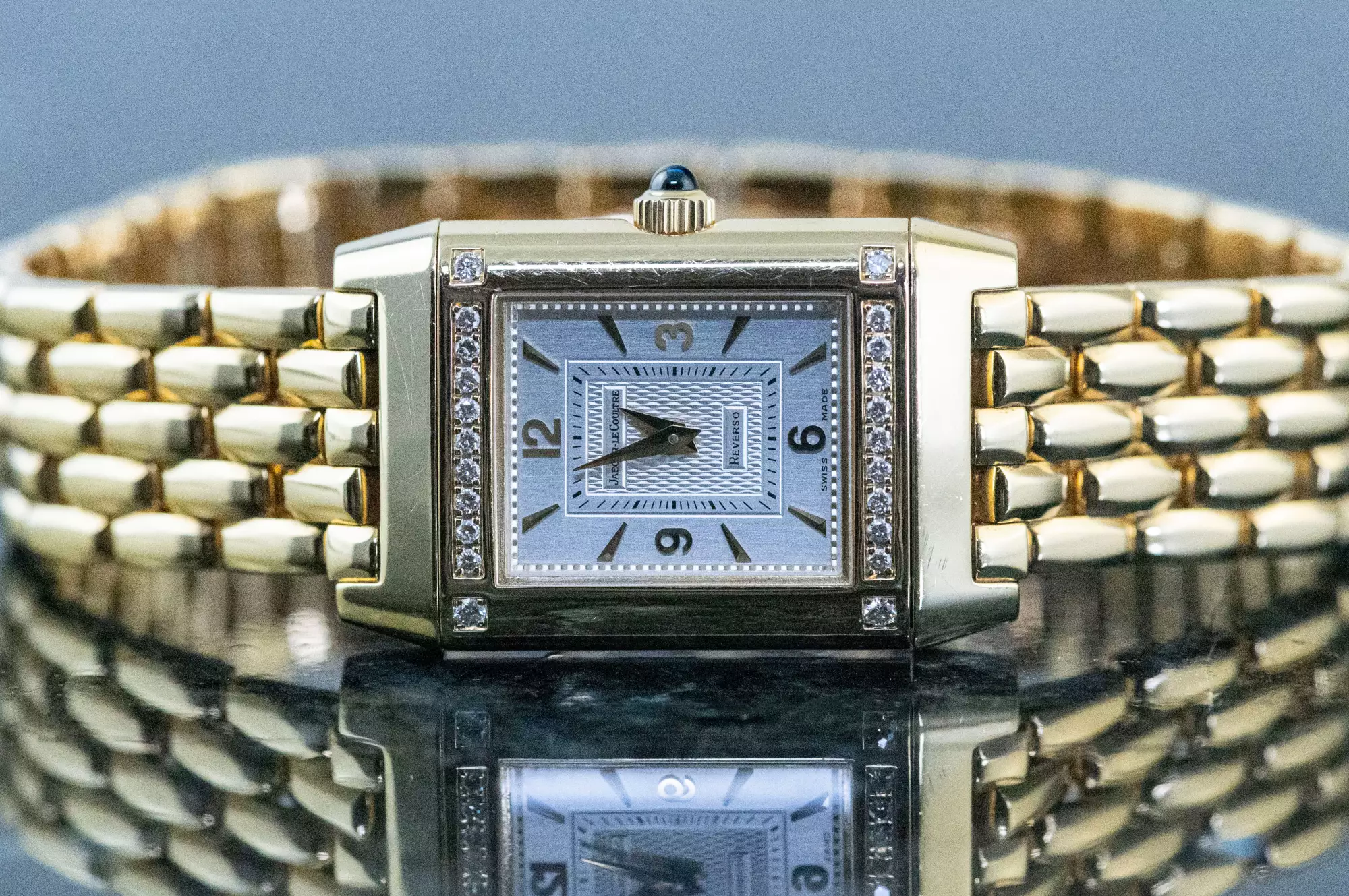Jaeger-LeCoultre Lady Reverso Joaillerie Diamond 267.1.86  Yellowgold Full Set 