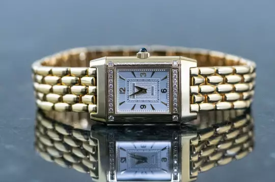 Jaeger-LeCoultre Lady Reverso Joaillerie Diamond 267.1.86  Yellowgold Full Set  photo 14
