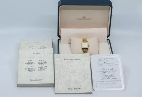 Jaeger-LeCoultre Lady Reverso Joaillerie Diamond 267.1.86  Yellowgold Full Set  photo 3