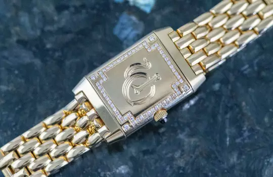 Jaeger-LeCoultre Lady Reverso Joaillerie Diamond 267.1.86  Yellowgold Full Set  photo 4