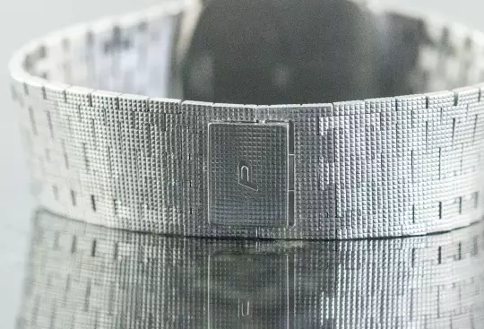 Piaget TV Screen Clous De Paris very rare 12427 A 4 Lapis Lazuli dial white gold photo 18