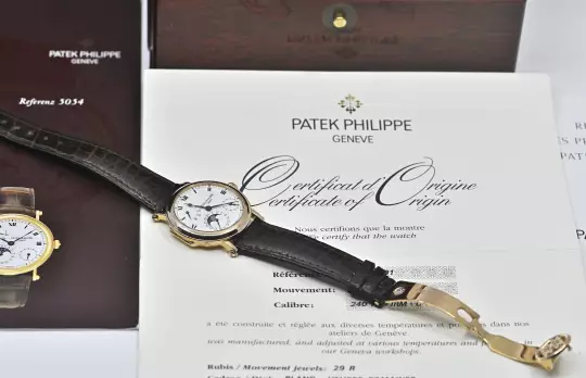 Patek Philippe Officier small Complication 5054 Rose gold German Full Set  photo 12