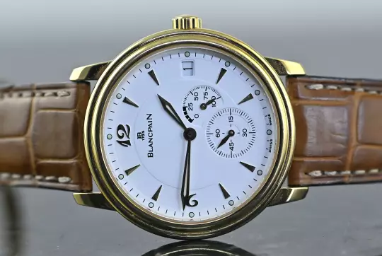 Blancpain Villeret 100 hours power reserve 1106-1418-55 Yellowgold unpolished photo 2