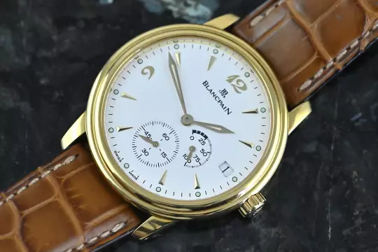 Blancpain Villeret 100 hours power reserve 1106-1418-55 Yellowgold unpolished photo 1