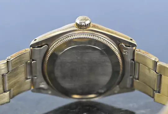 Rolex Vintage Datejust 31 6827 white dial crazy Oxidation unpolished Yellowgold photo 3