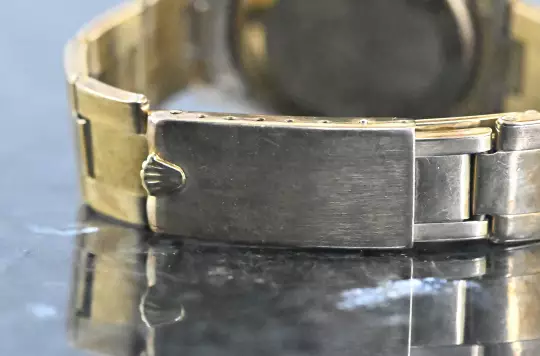 Rolex Vintage Datejust 31 6827 white dial crazy Oxidation unpolished Yellowgold photo 5