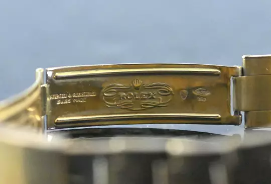 Rolex Vintage Datejust 31 6827 white dial crazy Oxidation unpolished Yellowgold photo 6