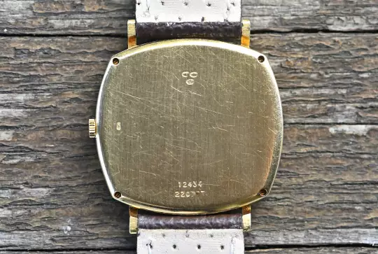 Piaget very rare TV Screen 12434 perfect Lapis Lazuli dial Yellowgold photo 3