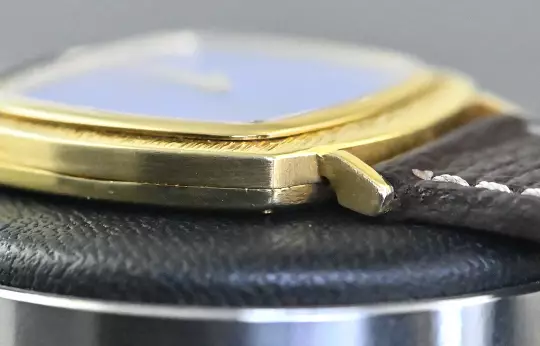 Piaget very rare TV Screen 12434 perfect Lapis Lazuli dial Yellowgold photo 7