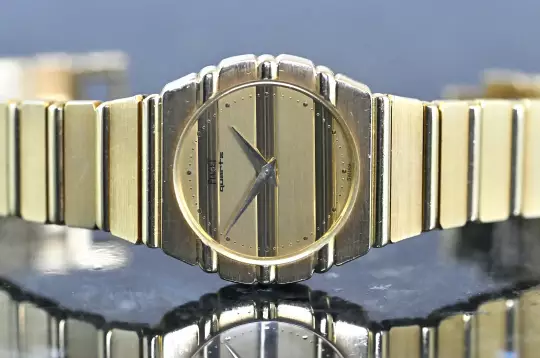 Piaget very rare Vintage Polo 761 C 701 Quartz Yellowgold photo 3