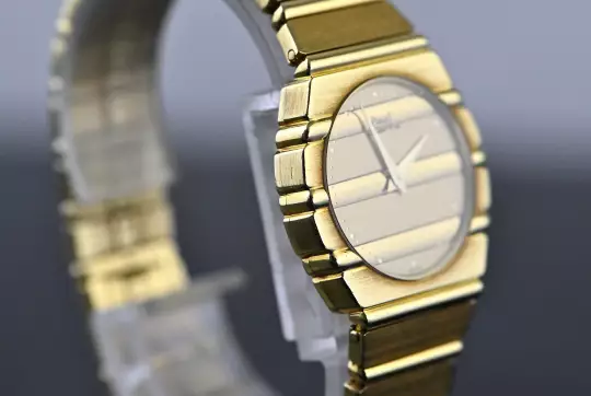 Piaget very rare Vintage Polo 761 C 701 Quartz Yellowgold photo 5