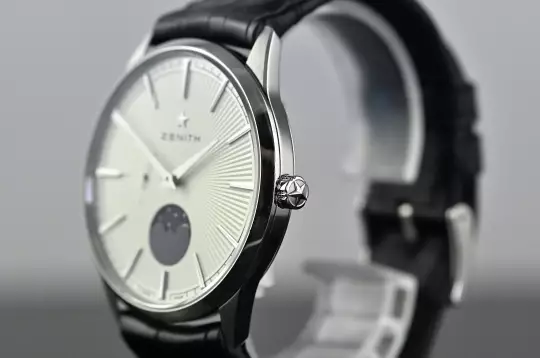 Zenith Elite Moonphase 03.3100.692/01.C922 Steel Full Set + invoice 2024 photo 12