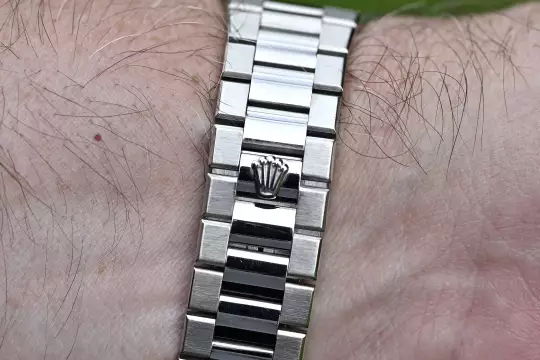 Rolex very rare Day-Date Oysterquartz 19019 white gold Collectors Full Set photo 9