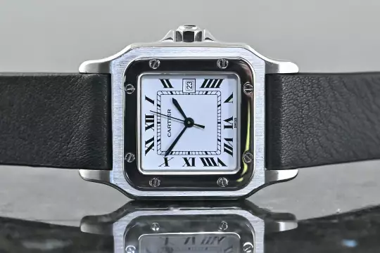 Cartier Vintage Santos Carrée 2960 Spider Dial Automatic Steel photo 2