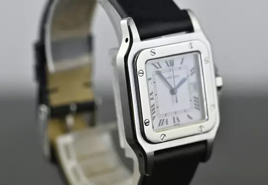 Cartier Vintage Santos Carrée 2960 Spider Dial Automatic Steel photo 7