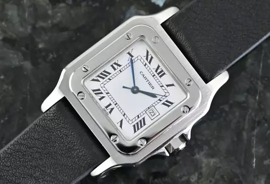 Cartier Vintage Santos Carrée 2960 Spider Dial Automatic Steel photo 1