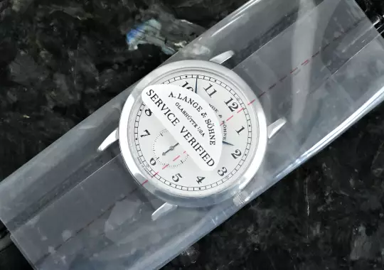 A. Lange & Söhne 1815 206.025 Platinum German Full Set Lange Service Oct. 2025 photo 12