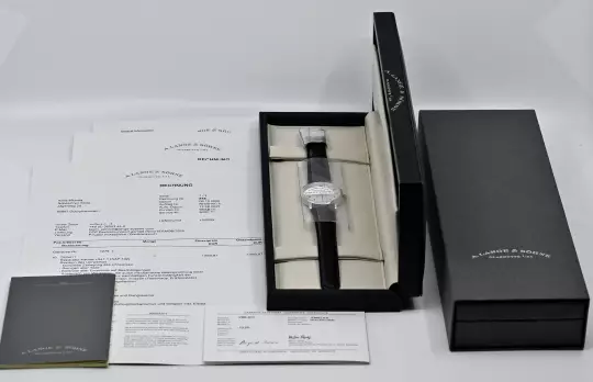 A. Lange & Söhne 1815 206.025 Platinum German Full Set Lange Service Oct. 2025 photo 3