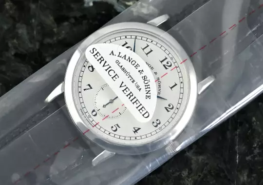 A. Lange & Söhne 1815 206.025 Platinum German Full Set Lange Service Oct. 2025 photo 1