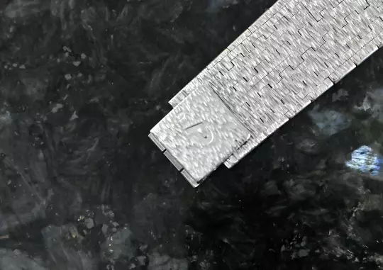 Piaget rare Vintage Dress Watch 9701 A 6 Lapislazuli dial white gold photo 4