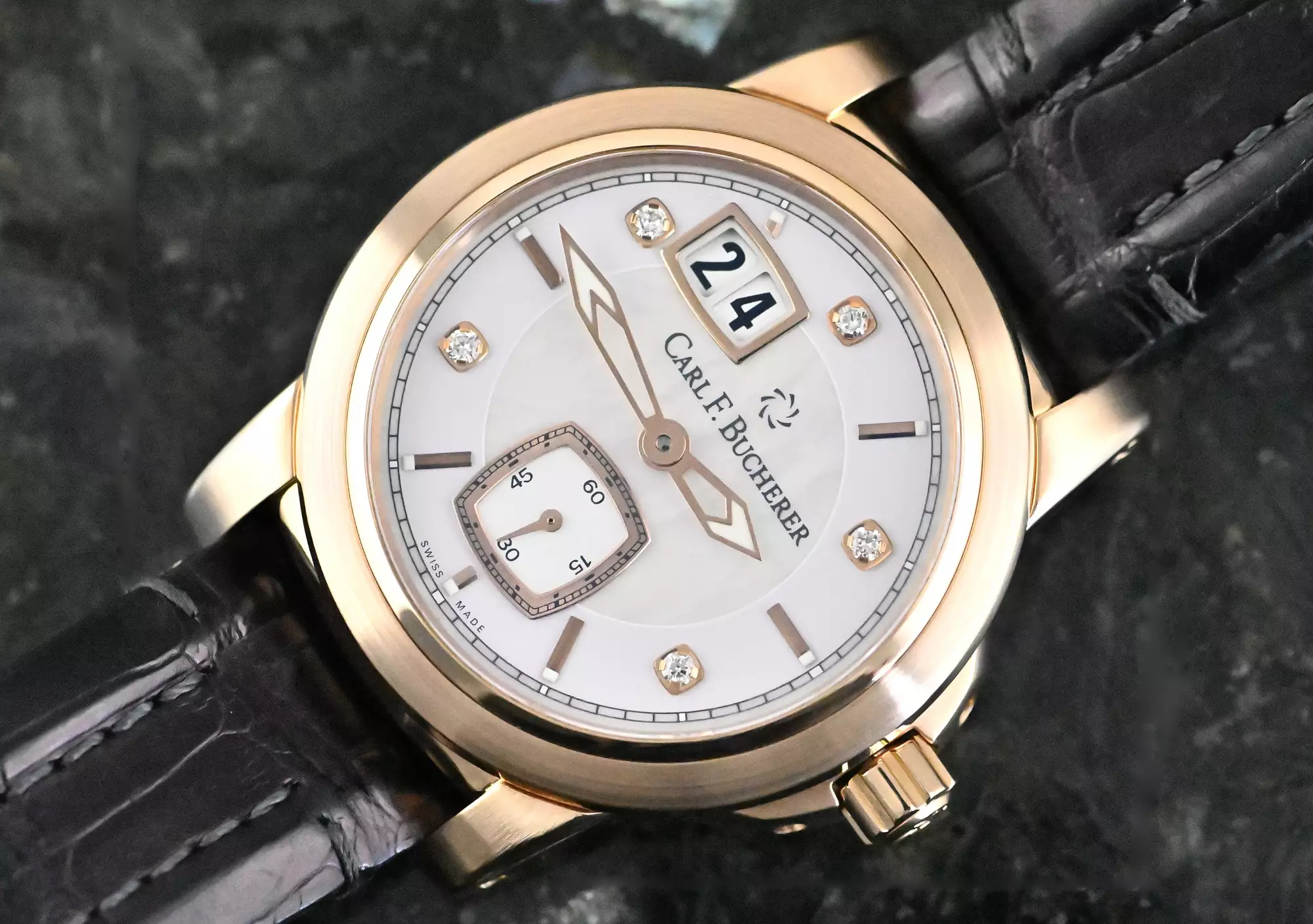Carl F. Bucherer Patravi Big Date 10630.03 Automatic Roségold folding clasp