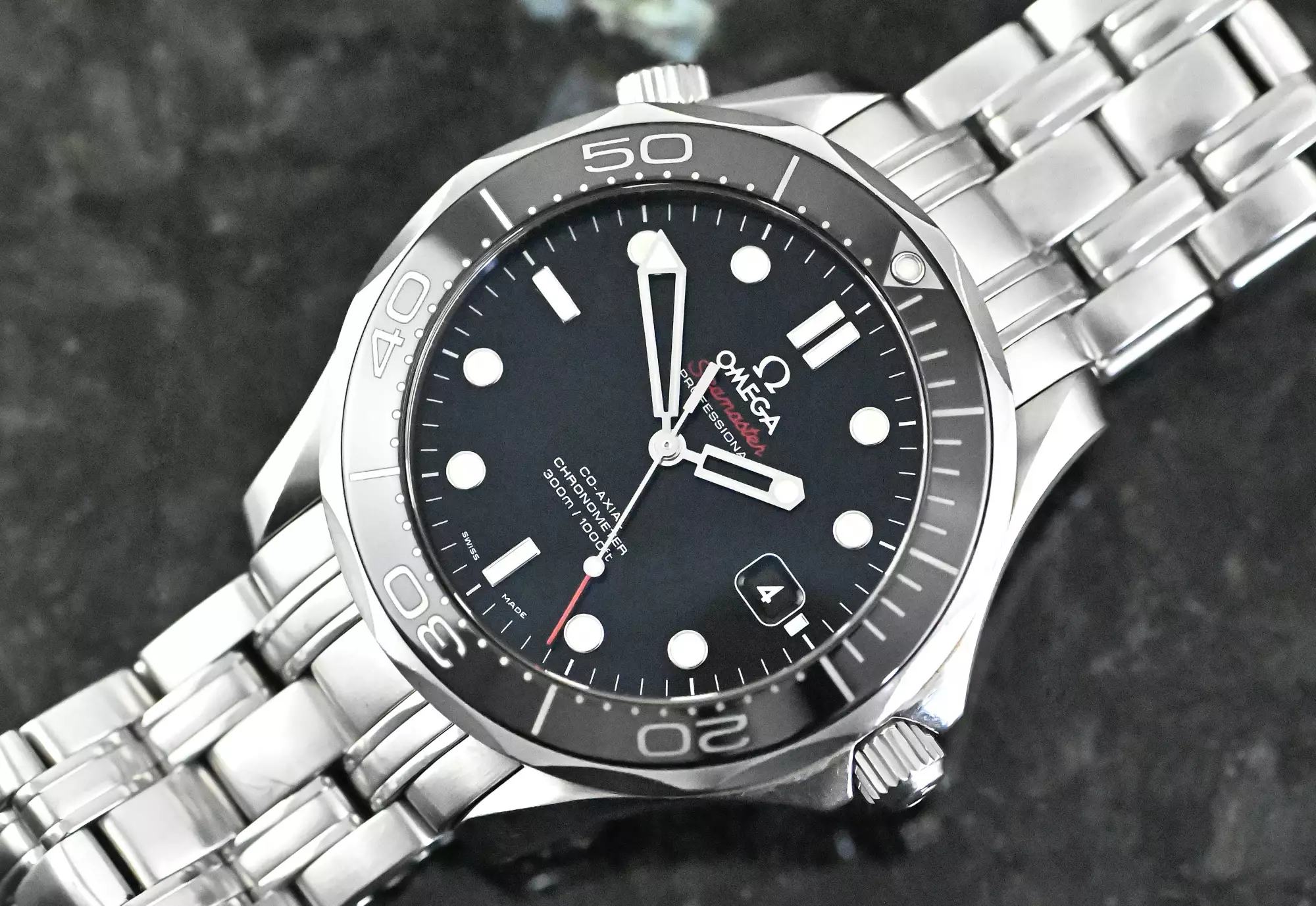 Omega Seamaster Diver 300 M Co-Axial 212.30.41.20.01.003 Automatic Full Set 2014