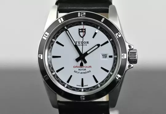Tudor Grantour Date 20500N white dial Steel CC100 Full Set 2012 photo 5