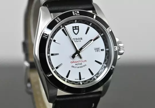 Tudor Grantour Date 20500N white dial Steel CC100 Full Set 2012 photo 6