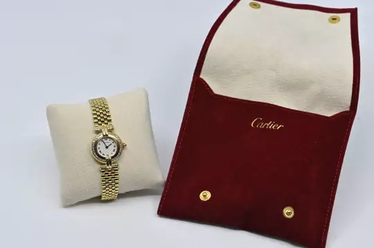 Cartier Lady Colisee 8057911 Diamond Yellowgold with orig. gold bracelet photo 6