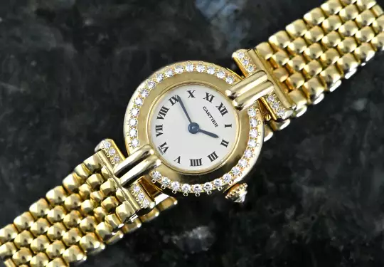 Cartier Lady Colisee 8057911 Diamond Yellowgold with orig. gold bracelet photo 7