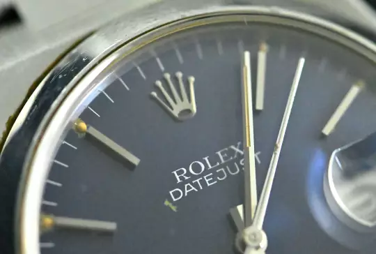Rolex rare Datejust Oysterquartz 17000 MK 1 / first series blue dial unpolished photo 10