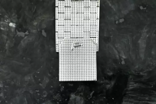 Piaget rare Vintage TV Screen 9501 Clous De Paris white gold photo 7