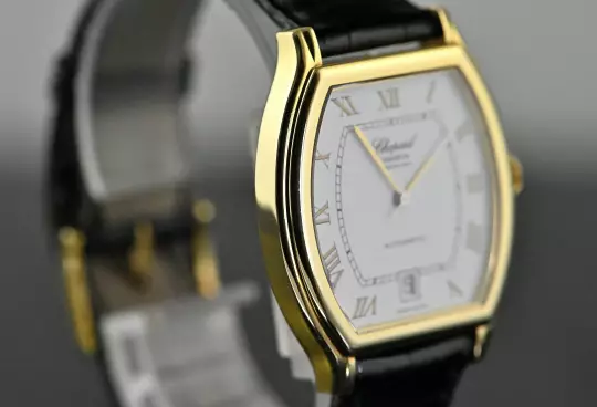 Chopard Tonneau 2247 Date Automatic yellow gold Full Set 2002 photo 10