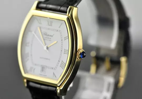 Chopard Tonneau 2247 Date Automatic yellow gold Full Set 2002 photo 11