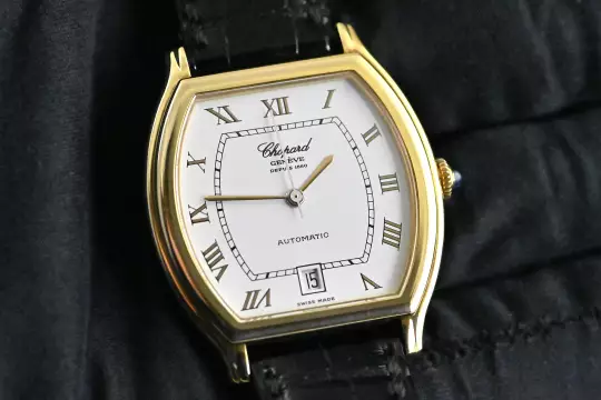Chopard Tonneau 2247 Date Automatic yellow gold Full Set 2002 photo 2