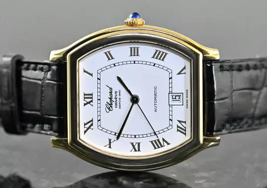 Chopard Tonneau 2247 Date Automatic yellow gold Full Set 2002 photo 4