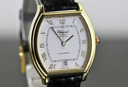 Chopard Tonneau 2247 Date Automatic yellow gold Full Set 2002 photo 7