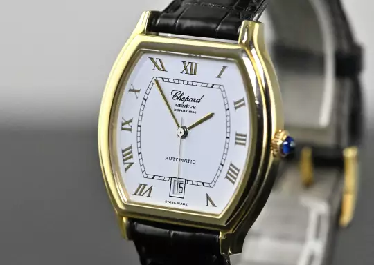 Chopard Tonneau 2247 Date Automatic yellow gold Full Set 2002 photo 8