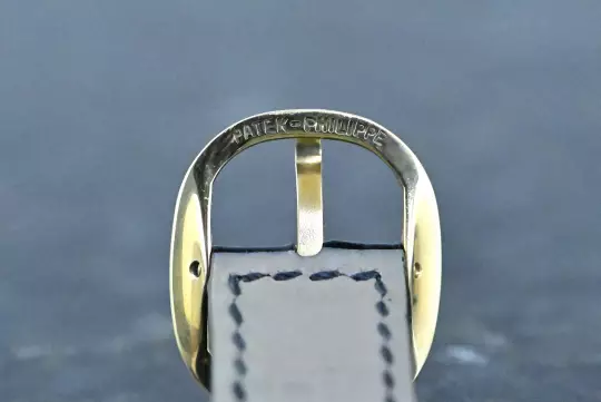Patek Philippe Ellipse D'Or 3738 blue dial yellow gold German Certificate 1993 photo 9