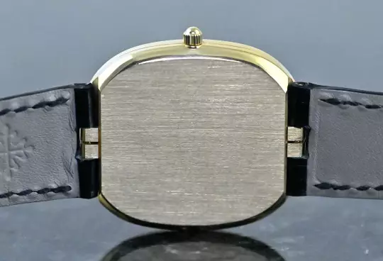Patek Philippe Ellipse D'Or 3738 blue dial yellow gold German Certificate 1993 photo 4