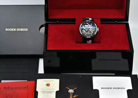 Roger Dubuis limited Excalibur Spider Pirelli RDDBEX0826 Titan unworn Full Set photo 12