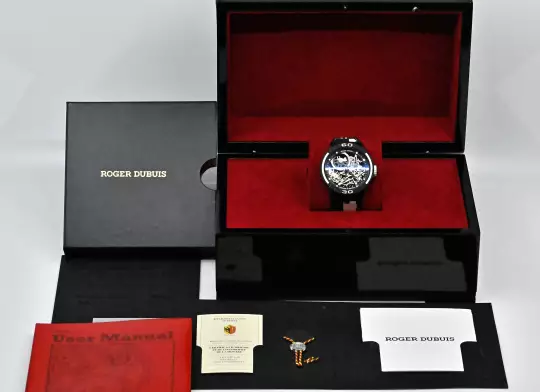 Roger Dubuis limited Excalibur Spider Pirelli RDDBEX0826 Titan unworn Full Set photo 3