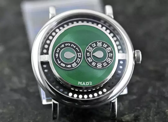 MB&F M.A.D.2 green Automatic caliber G101 Steel unworn Full Set with QR code photo 12