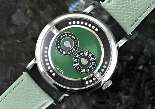 MB&F M.A.D.2 green Automatic caliber G101 Steel unworn Full Set with QR code photo 1