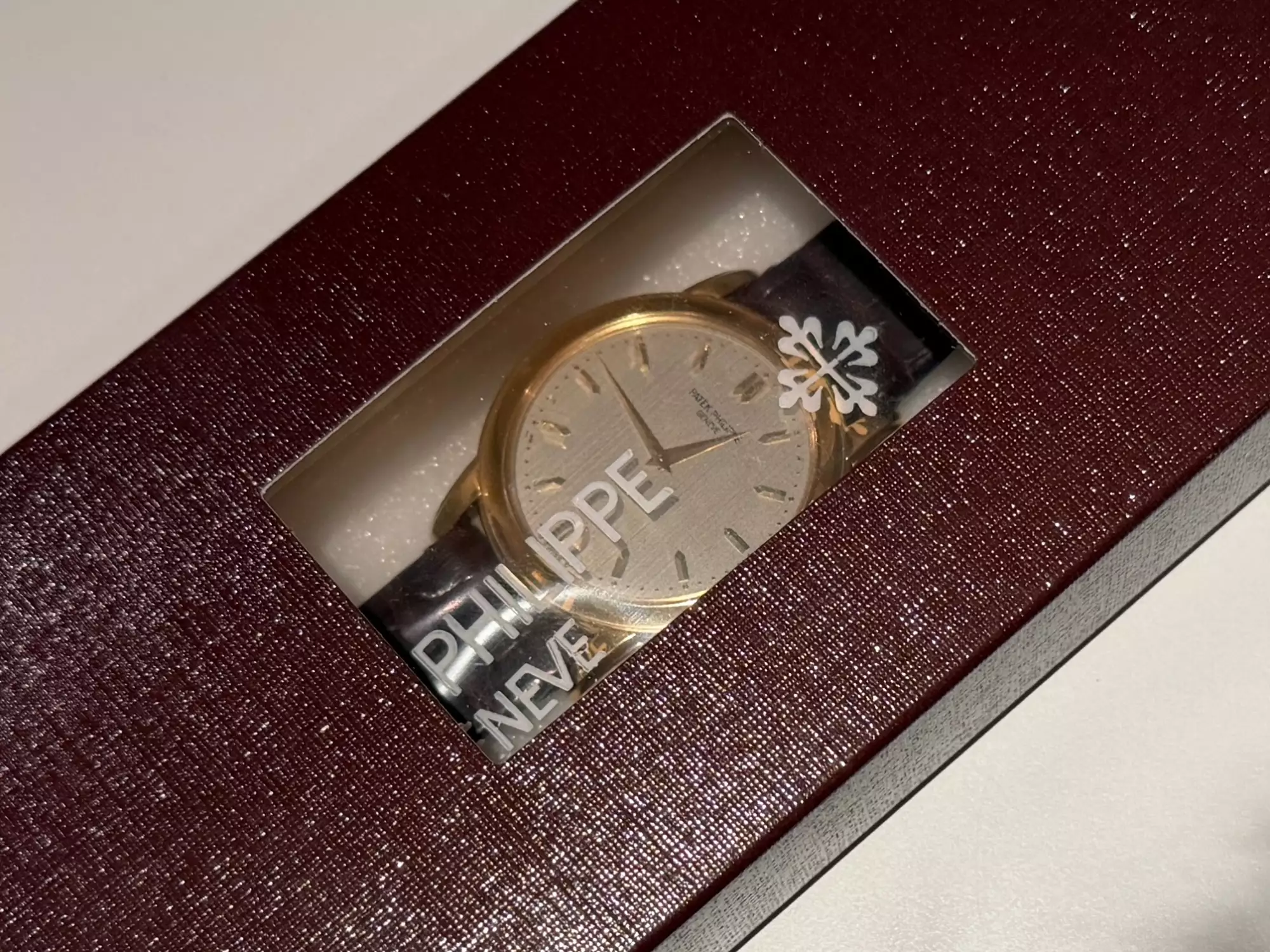 Patek Philippe Calatrava 5032 yellow gold double sealed Patek Service May 2026
